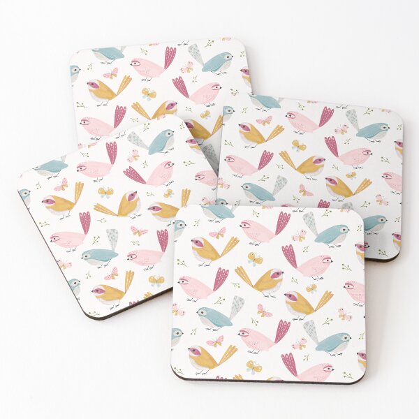 Item preview, Birds and Butterflies on Off-white designed and sold by Heather Rosas.