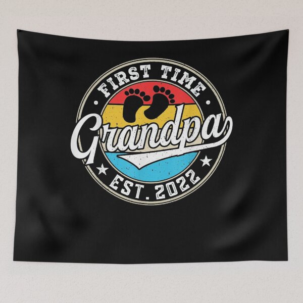 Item preview, First Time Grandpa 2022 designed and sold by melindadblacks.