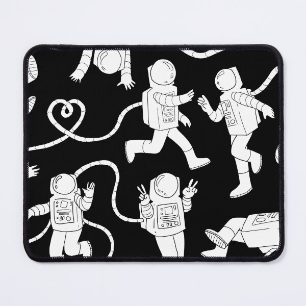 Item preview, Astronauts (Black background) designed and sold by dot.lollipop.