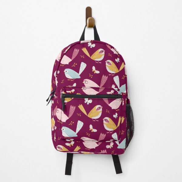 Item preview, Birds and Butterflies on Maroon designed and sold by Heather Rosas.