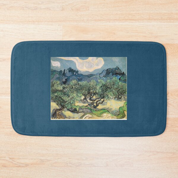 Item preview, Olive Trees by Vincent van Gogh. Famous landscape oil painting. Van Gogh's unique swirling painting style. designed and sold by naturematters.