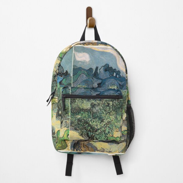 Item preview, Olive Trees by Vincent van Gogh. Famous landscape oil painting. Van Gogh's unique swirling painting style. designed and sold by naturematters.