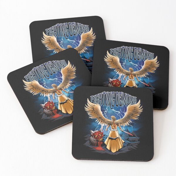 Item preview, Angel with sword fights demon designed and sold by Rob-Son.