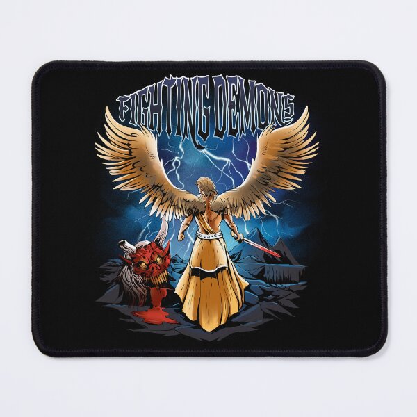 Item preview, Angel with sword fights demon designed and sold by Rob-Son.