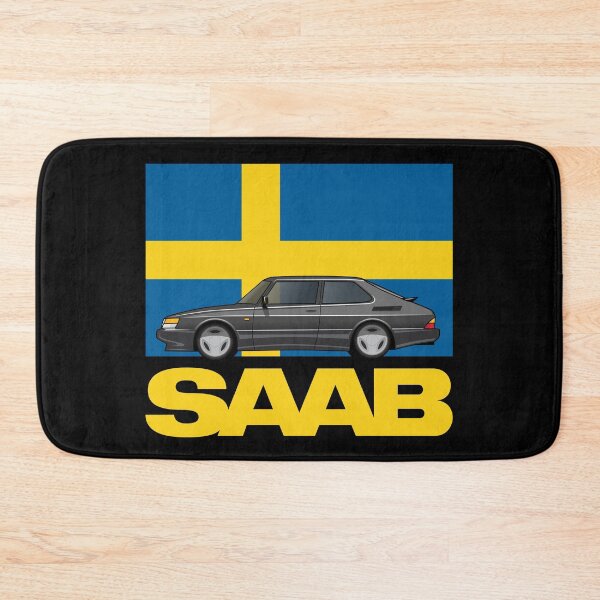 Item preview, Saab 900 SPG Aero Sweden Flag designed and sold by blackdogshop.