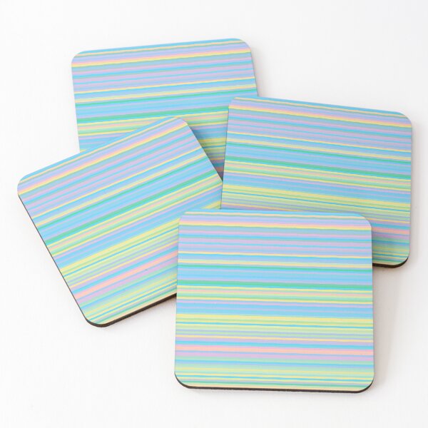 Item preview, Wavy Pastel Horizontal Stripes designed and sold by Gingezel.