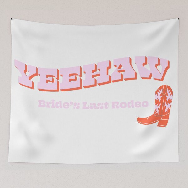 Item preview, Bride's Last Rodeo Bachelorette Bride Tribe T Shirt designed and sold by AllVibesWelcome.
