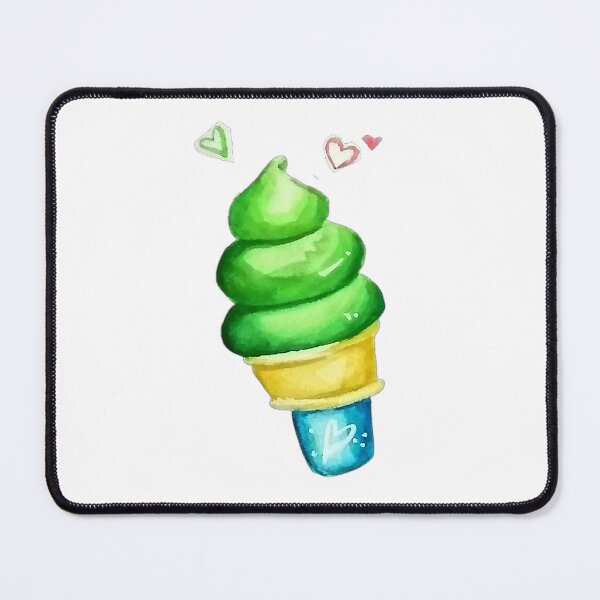 Item preview, Delicious swirly thick matcha ice cream designed and sold by Akali999.
