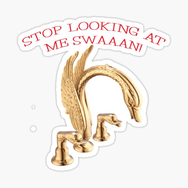 Vista previa del artículo con la obra «¡Deja de mirarme, Swan!», diseñado y vendido por linarangel.