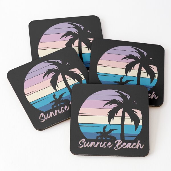 Item preview, Sunrise Beach - Vintage Tropical Sunset, Beach Love, The Summer Vibes, Summer Vacation designed and sold by Sun Sand & Sea Art.