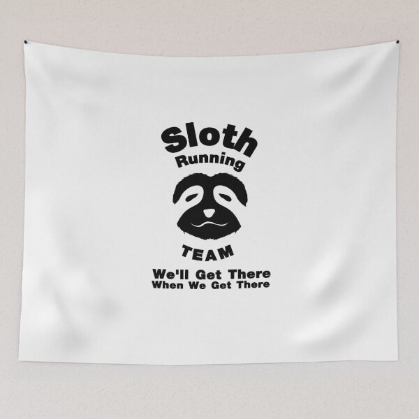 Item preview, Sloth Running Team Run Marathon Funny Gift designed and sold by miracletee.