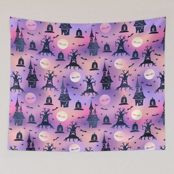 Item preview, Halloween Bats, Trees, Spiders and Castles designed and sold by Sherry Hallemeier.