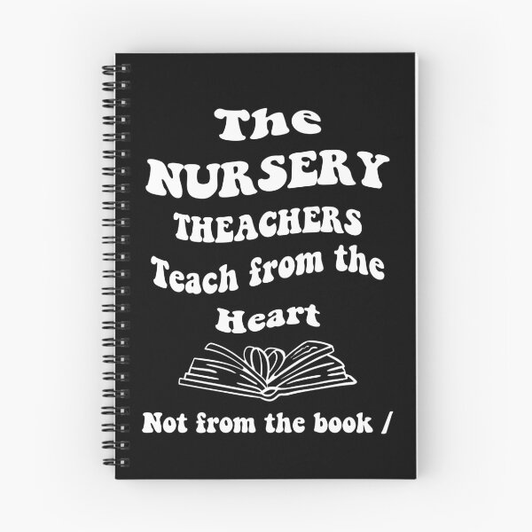 Item preview, The best Nursery Teachers teach from the Heart Quote designed and sold by farare2.