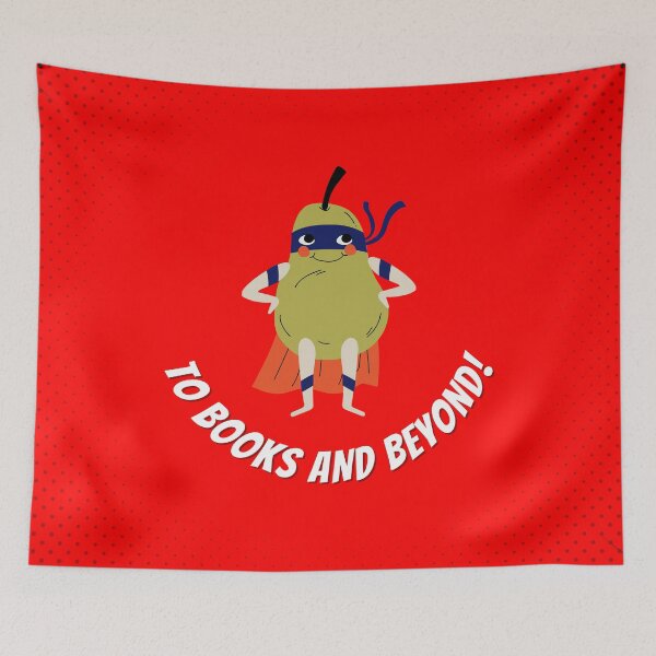 Item preview, To Books and Beyond Avocado Superhero designed and sold by tmdaliggr.
