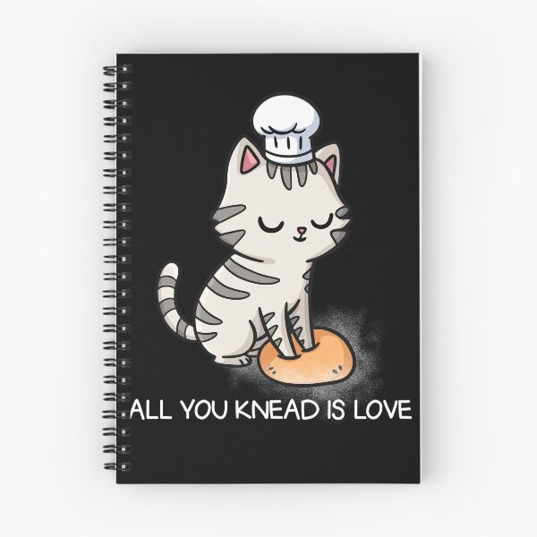 Item preview, Baking Gift, All You Knead Is Love, Cat Love Baking | Cat Baking Biscuits designed and sold by Mini Pandas.