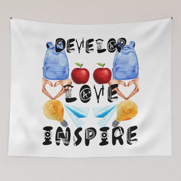 Item preview, develop love inspire; teach love inspire designed and sold by movie-popcorn.
