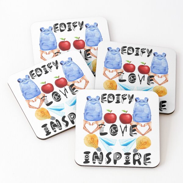 Item preview, edify love inspire; teach love inspire designed and sold by movie-popcorn.