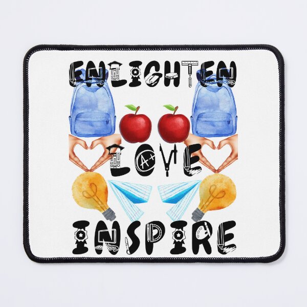 Item preview, enlighten love inspire; teach love inspire designed and sold by movie-popcorn.