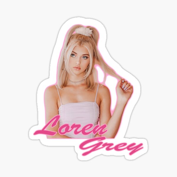 Loren Grey Gray Beech Top Seller Lightweight Hoodie Sticker