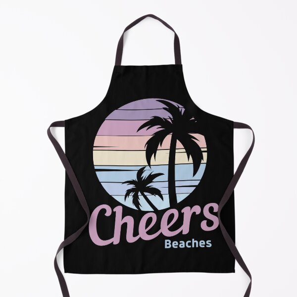 Item preview, Cheers Beaches - Vintage Tropical Sunset, Beach Love The Summer Vibes, Summer Vacation designed and sold by Sun Sand & Sea Art.