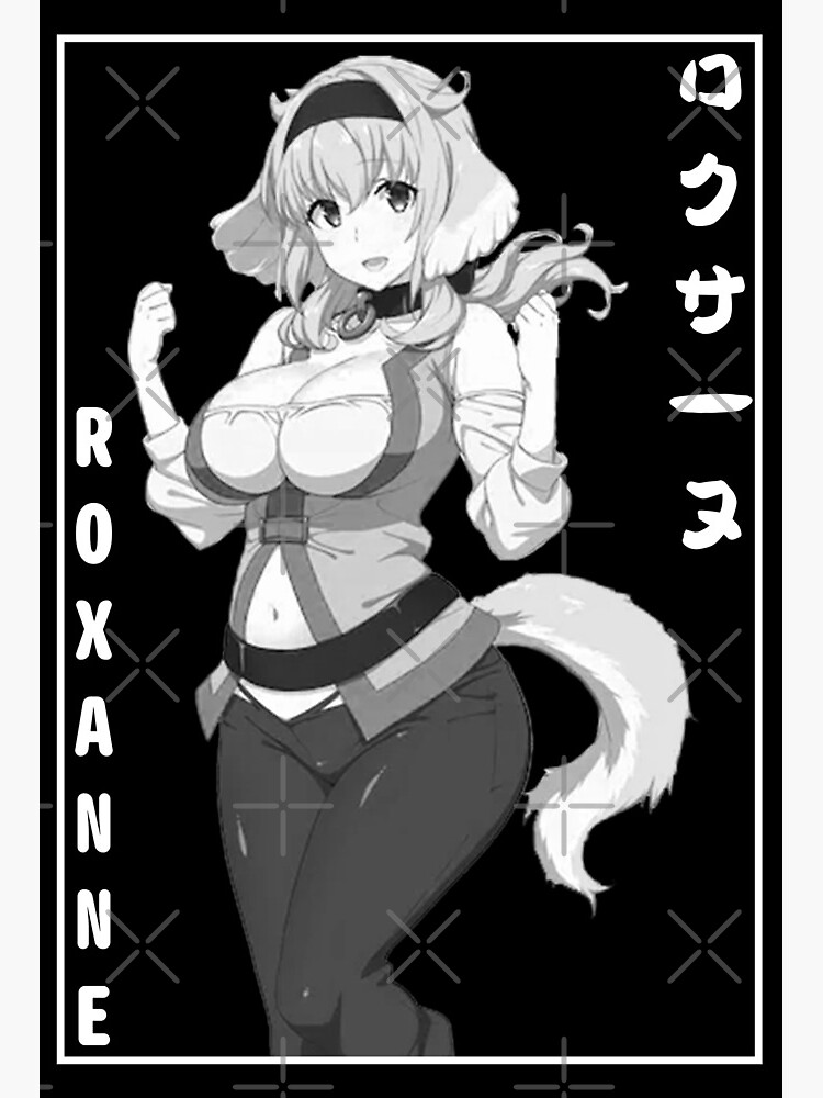 Roxanne ロクサーヌ, Isekai Meikyuu De Harem Wo Art Board Print for Sale by  B-love