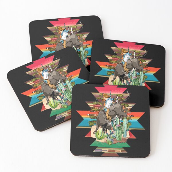 Item preview, Bull Rider With Aztec Design designed and sold by handsoftime2020.