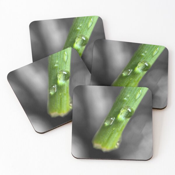 Item preview, Cute Duel Saturated Droplets Cut Blade of Grass designed and sold by MyMacro_Photography (MyMacro).