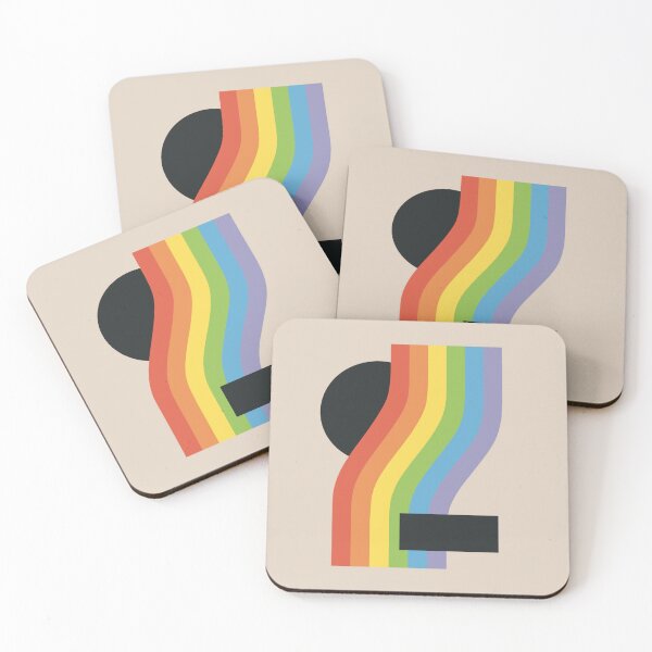 Item preview, Graphic Rainbow Pride Stripes & Shapes designed and sold by planetRM.