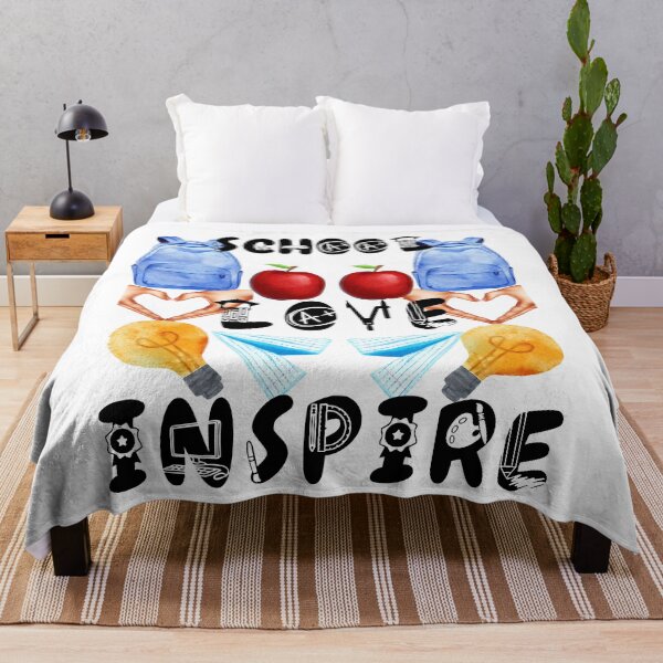 Item preview, school love inspire; teach love inspire designed and sold by movie-popcorn.