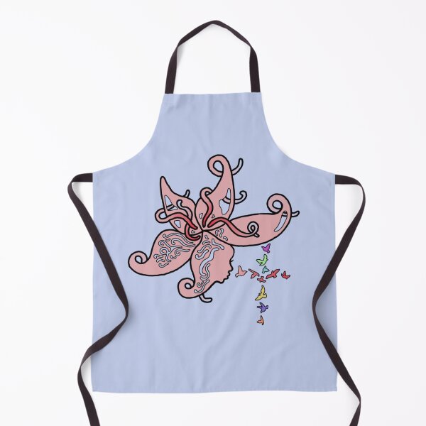 Item preview, Abstract Birds Floral Cross designed and sold by Lenaartist.