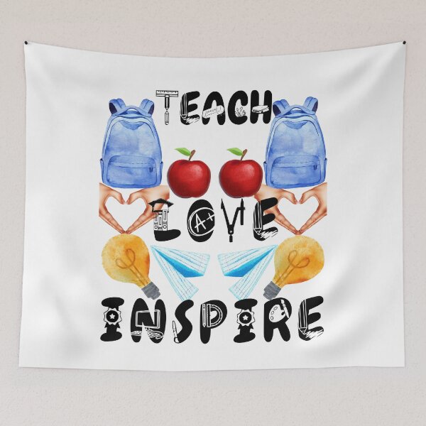 Item preview, teach love inspire; teach love inspire designed and sold by movie-popcorn.
