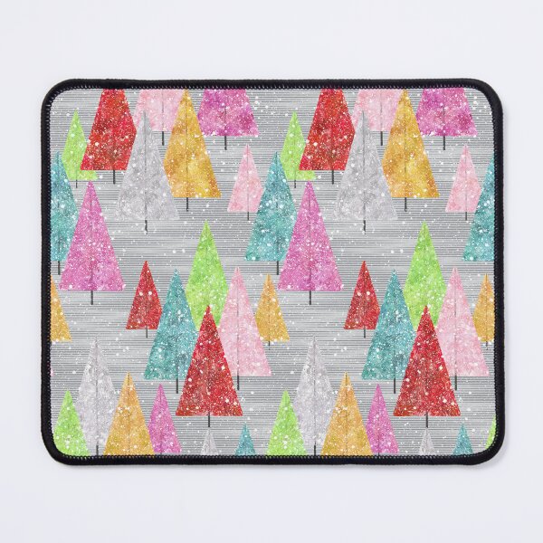 Item preview, Retro Mid century Pine Trees Forest designed and sold by WickedRefined - Nicole Demereckis.