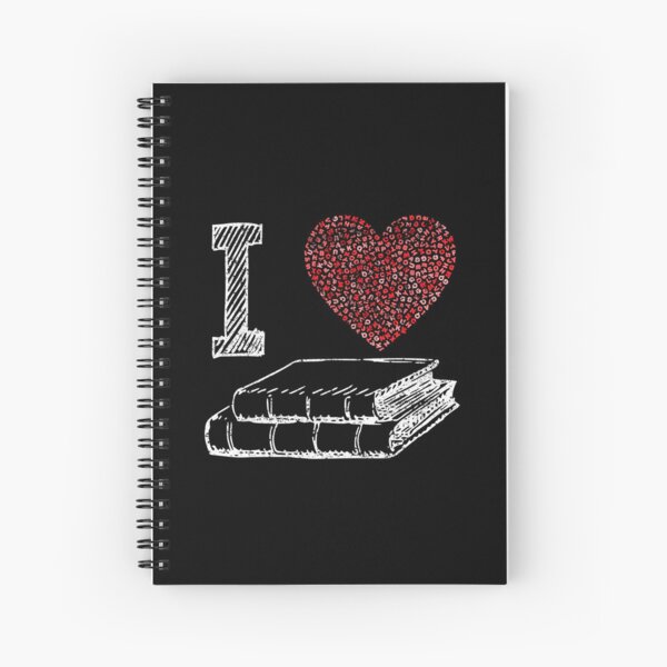 Item preview, I Love Books Letter Heart Cute Bookworm Reading designed and sold by Delightfully Cynical.