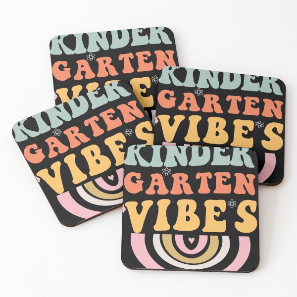 Item preview, KINDER GARTEN VIBES GROOVY 60's AND 70's Vibe for back to school or first day of shcool designed and sold by todaytees.