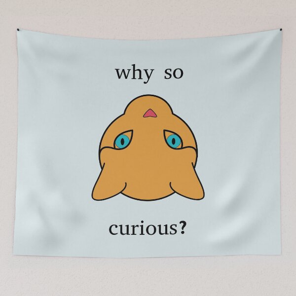 Item preview, Why so curious cat designed and sold by Opalaeo.