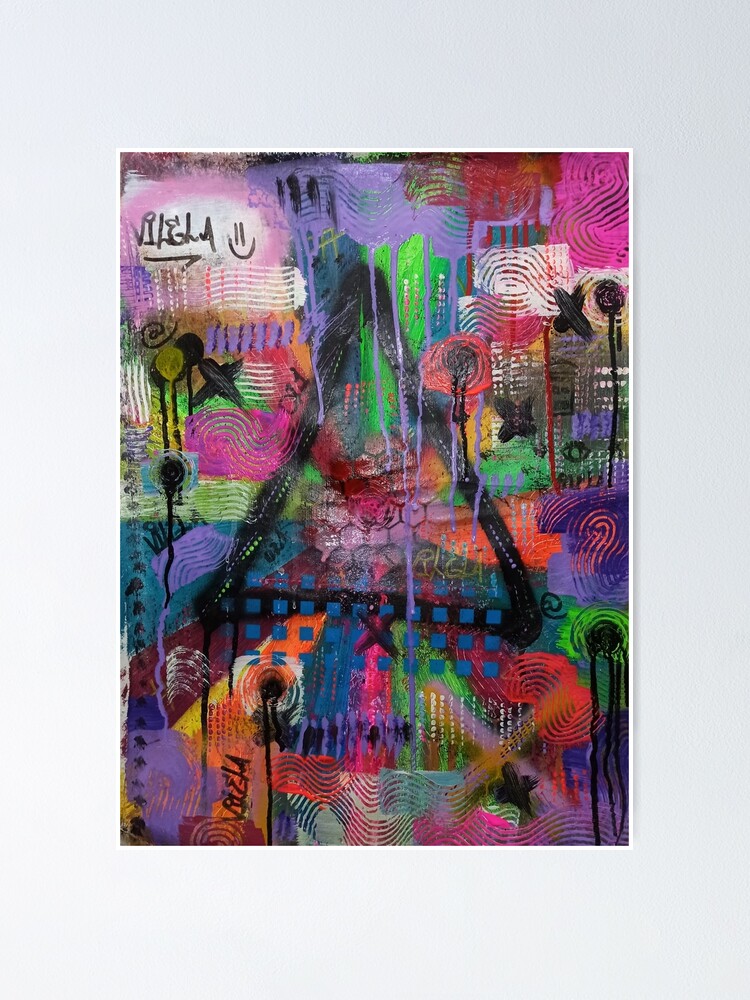 "Street Art Poster, Street Art, Graffiti, Urban, street, banksy, wall