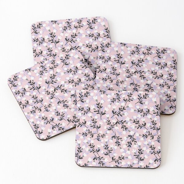 Item preview, Pink & Purple Leaf Print designed and sold by StudioPosies.