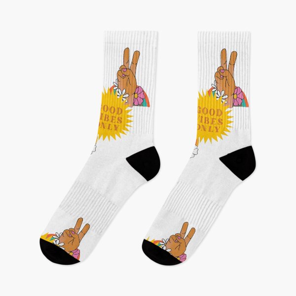 Item preview, Good Vibes Only - Roller-skates and peace sign  designed and sold by TheMajesTee.