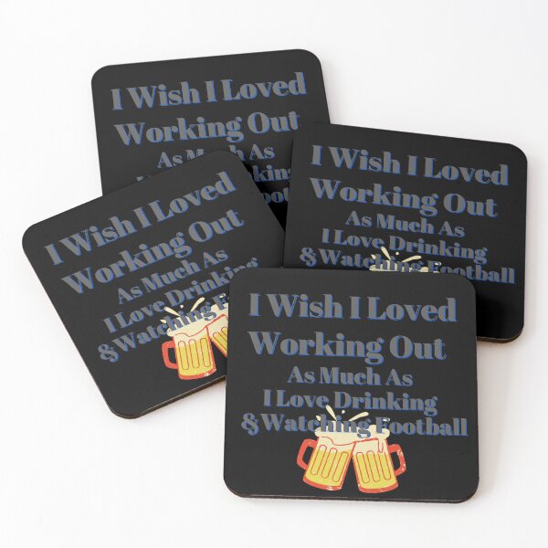 Item preview, Wish I Loved Working Out As Much As Football designed and sold by Fabuluss4Life.