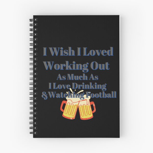 Item preview, Wish I Loved Working Out As Much As Football designed and sold by Fabuluss4Life.