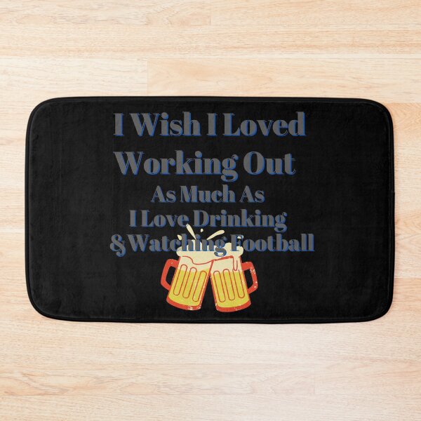 Item preview, Wish I Loved Working Out As Much As Football designed and sold by Fabuluss4Life.