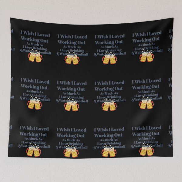 Item preview, Wish I Loved Working Out As Much As Football designed and sold by Fabuluss4Life.