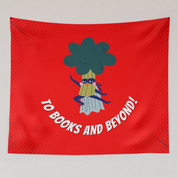 Item preview, To Books and Beyond Broccoli Superhero designed and sold by tmdaliggr.