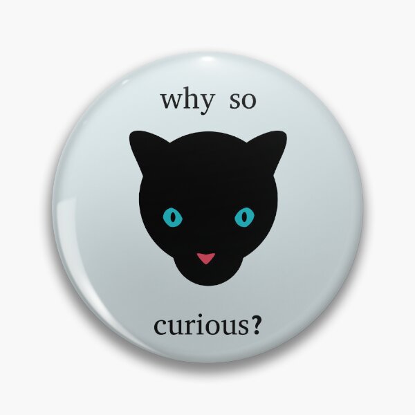 Item preview, Why so curious black cat up designed and sold by Opalaeo.