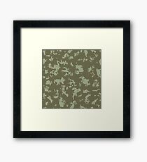 Grunge pattern Framed Print
