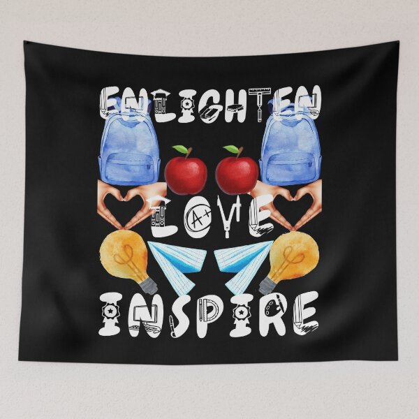 Item preview, enlighten love inspire; teach love inspire designed and sold by movie-popcorn.