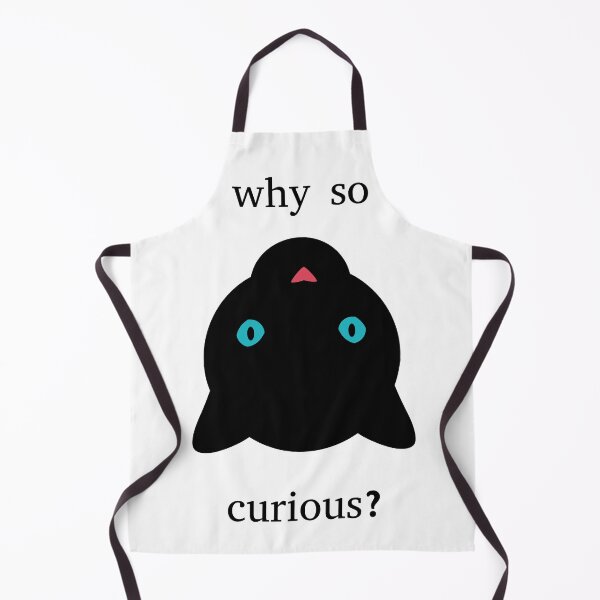 Item preview, Why so curious black cat upside down designed and sold by Opalaeo.