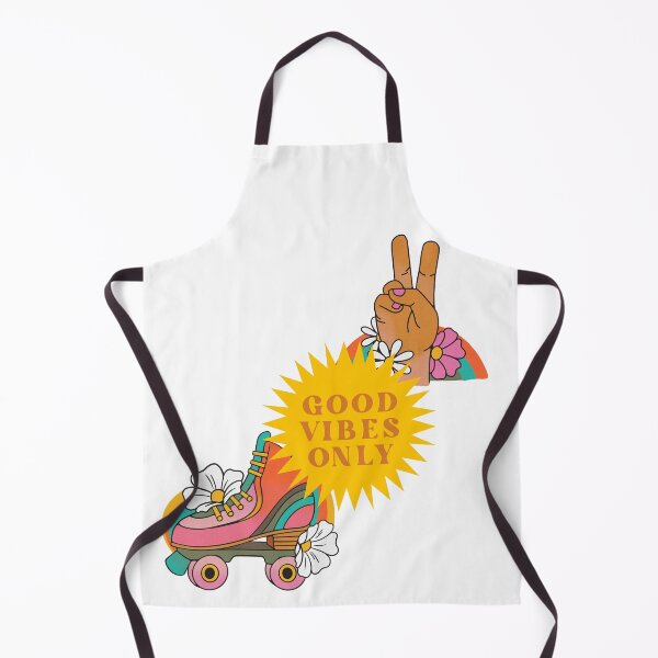 Item preview, Good Vibes Only - Roller-skates and peace sign designed and sold by TheMajesTee.