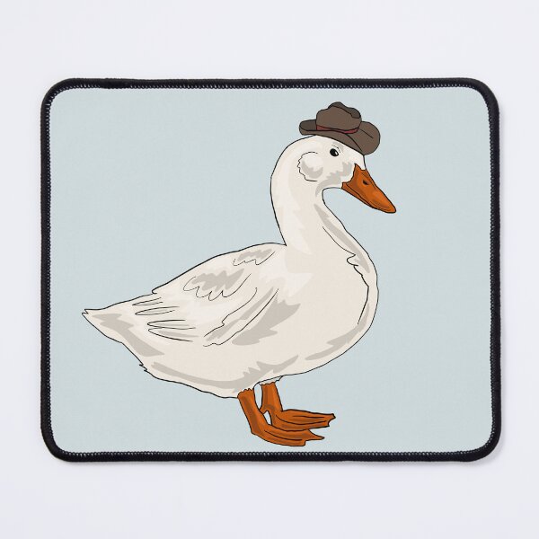 Item preview, Cowboy duck, western duck, duck in his cowboy hat designed and sold by Kaleikaydesign.