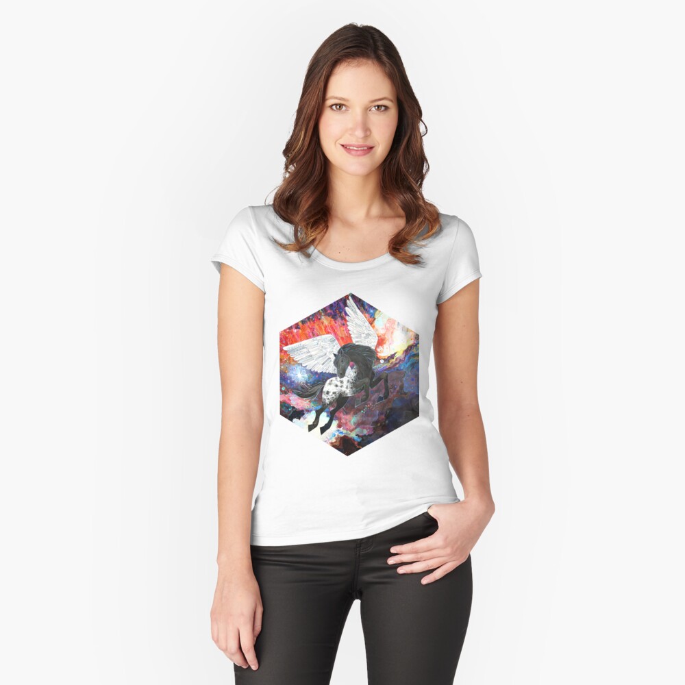 Item preview, Fitted Scoop T-Shirt designed and sold by gwennpaints.